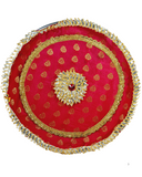 Karwachauth Thali Set Flowers on Thali