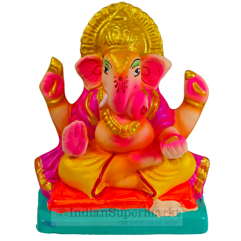 Eco Friendly Ganesha  or Shadu Mati Ganesha 6"