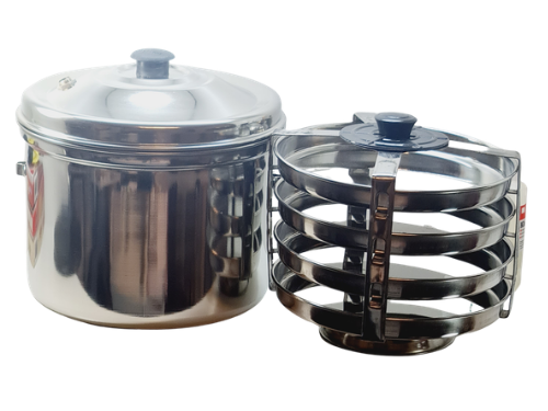 Stainless Steel  Dhokla cooker (Gas & Induction Compatible)