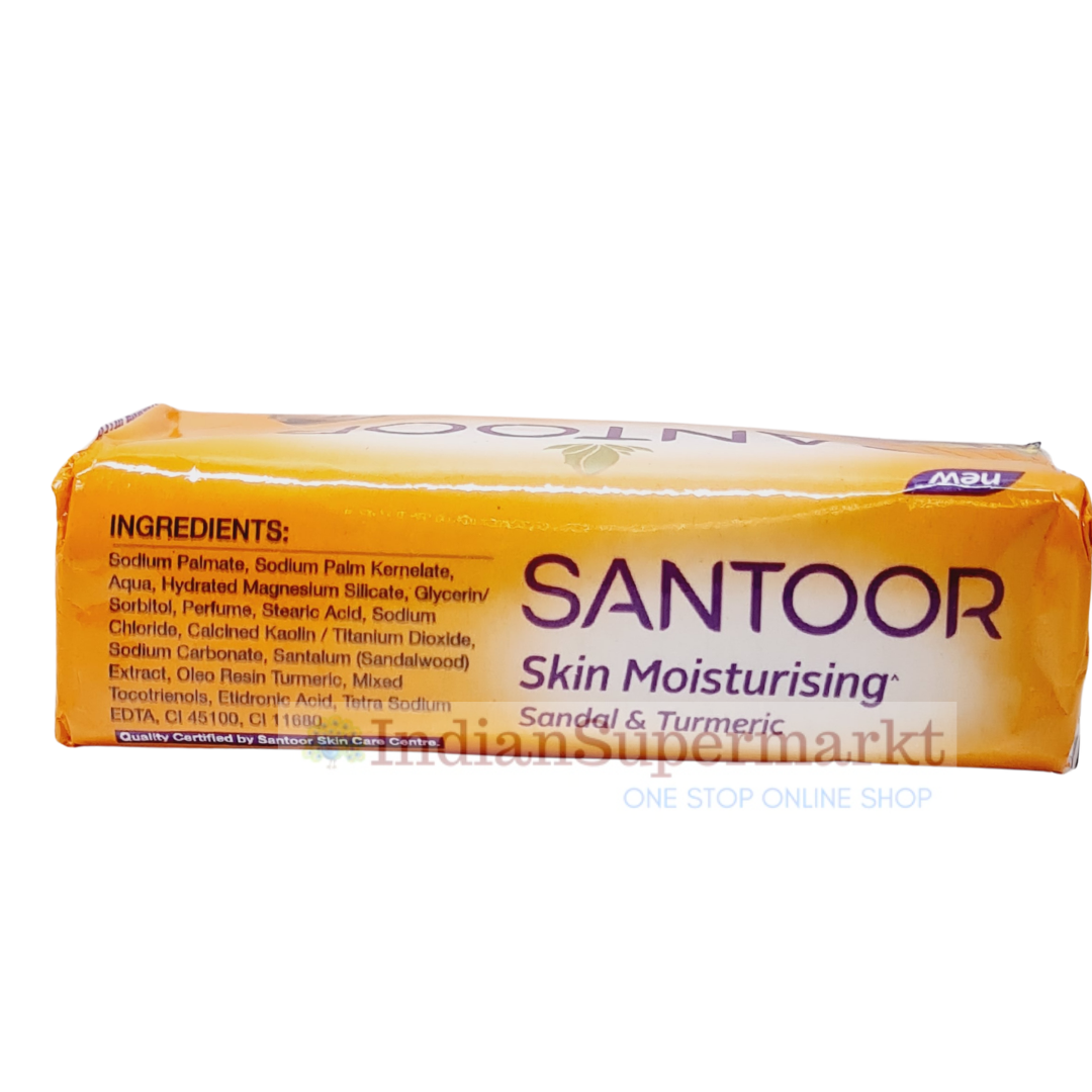 Santoor  Turmeric & Sandal Soap 100gm