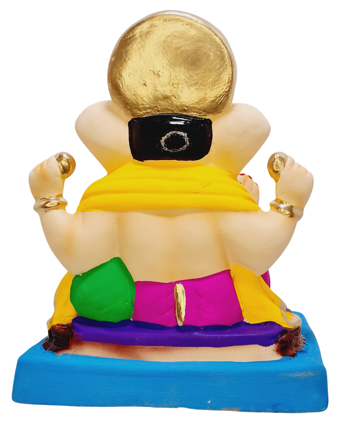 Eco Friendly Ganesha Rajmudra Ganesha or Shadu Mitti Ganesh 10"