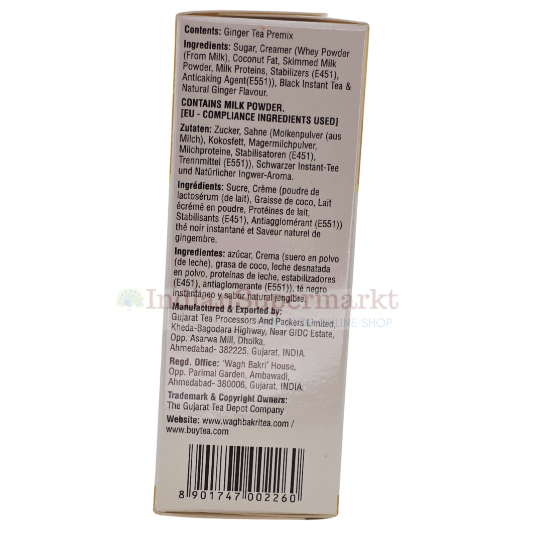 Wagh Bakri Instant (Premix)  Ginger Tea - Karak chai- 10Sachets - IndianSupermarkt