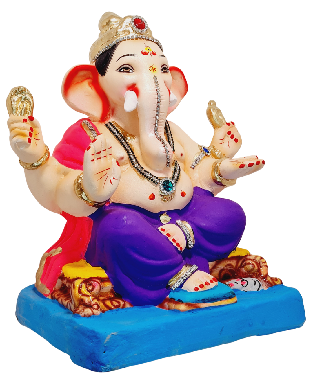 Eco Friendly Ganesha Choranga Double Load Ganesha 12"