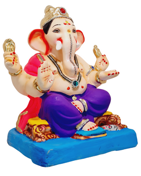 Eco Friendly Ganesha Choranga Double Load Ganesha 12"