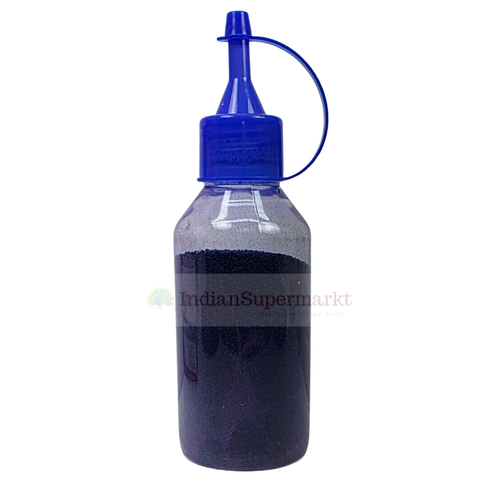 Rangoli Colour  Blue Powder with Squeeze Bottle -100gm