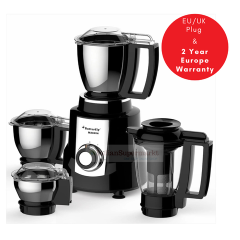 Butterfly Magnum 1.2 Hp Mixer Grinder 4 Jar - with Warranty