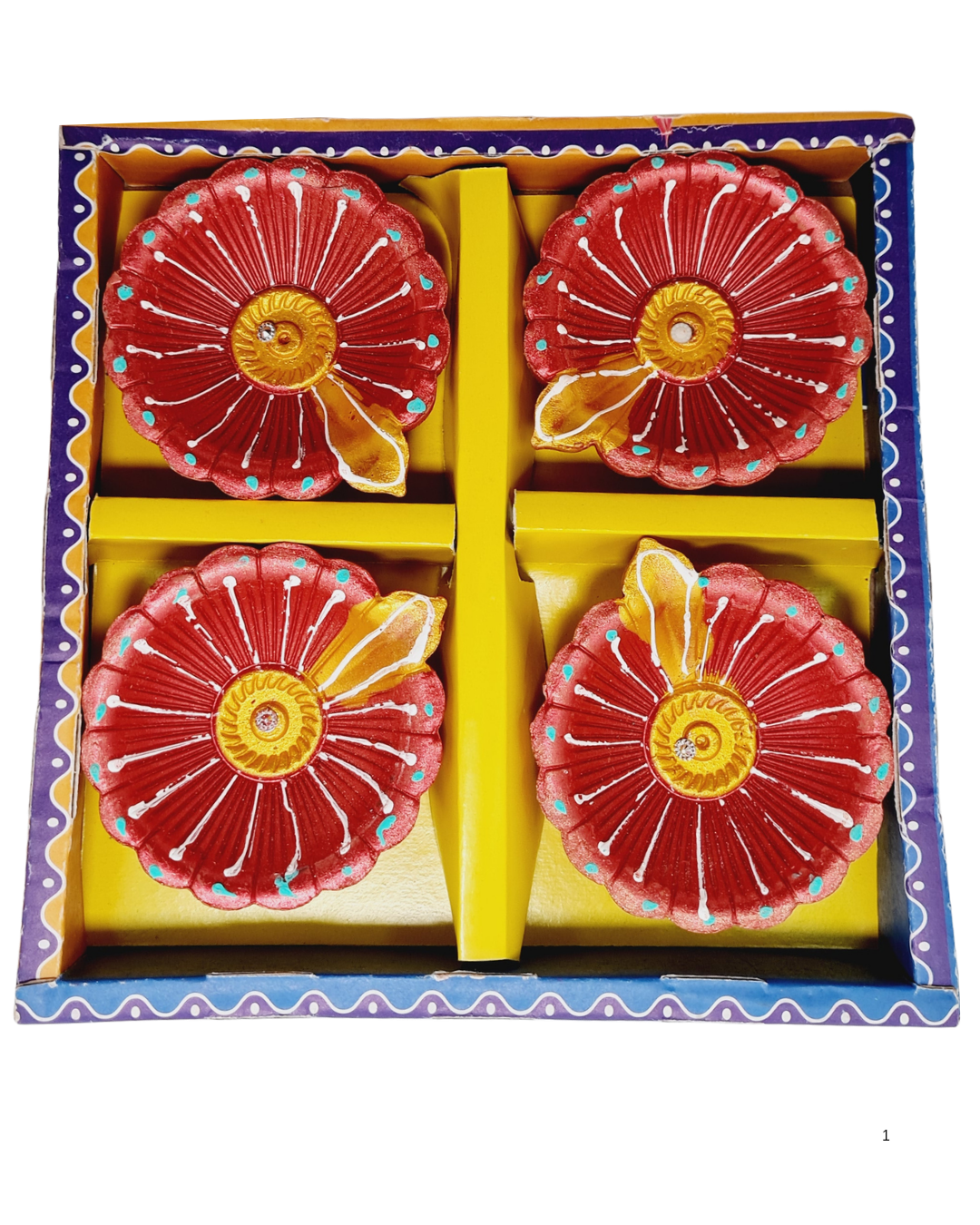 Clay Diya or Mitti Diya - Set of 4