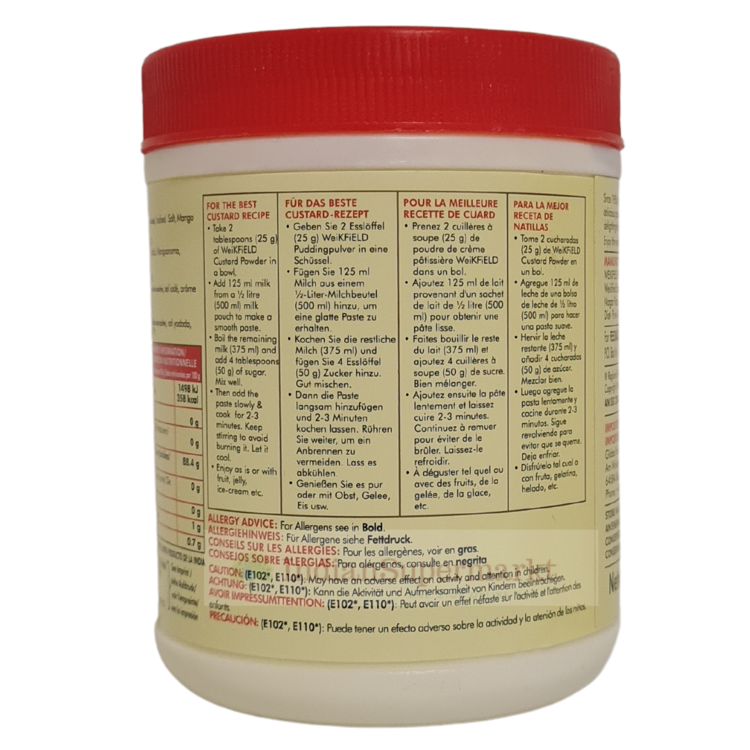 Weikfield Custard Powder Mango Flavour 300gm - IndianSupermarkt