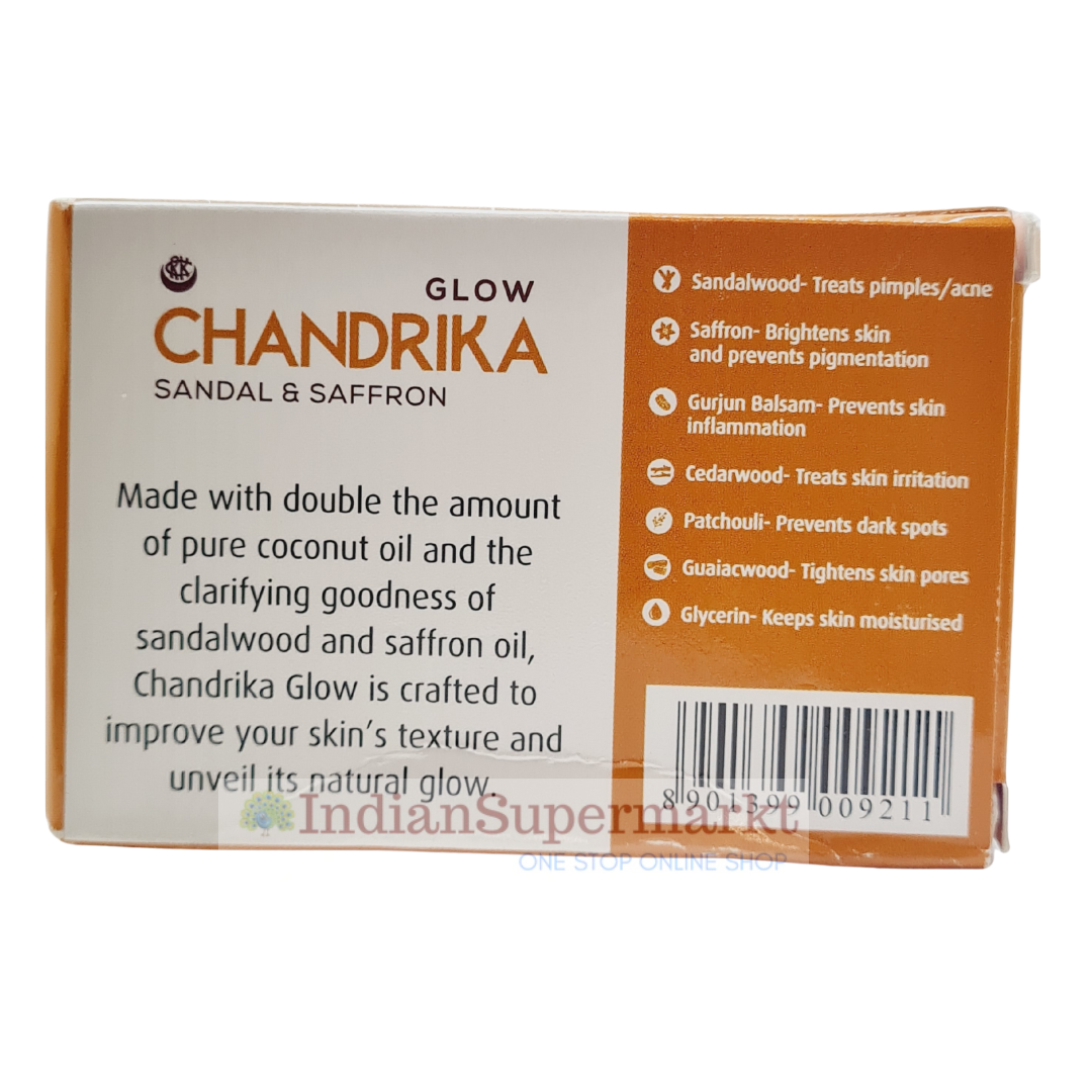 Chandrika Sandal & Saffron Soap 75gm