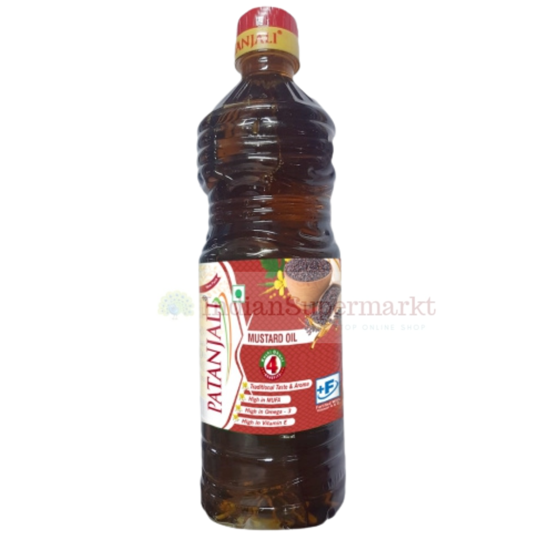 Patanjali Kachi Ghani Mustard Oil 1ltr - IndianSupermarkt