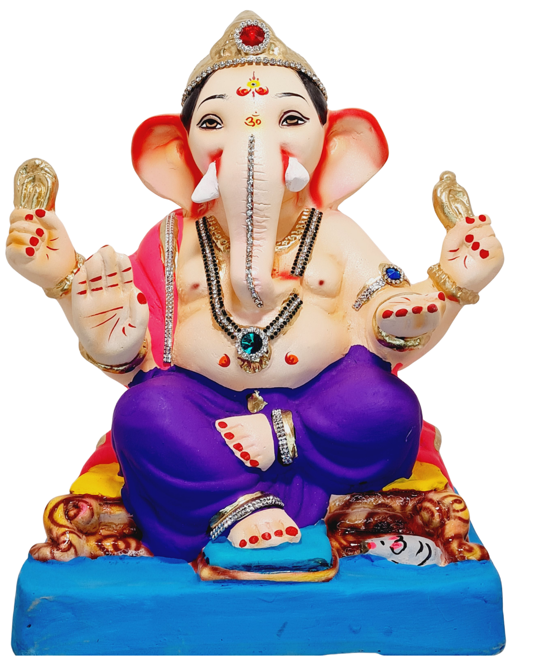 Eco Friendly Ganesha Choranga Double Load Ganesha 12"
