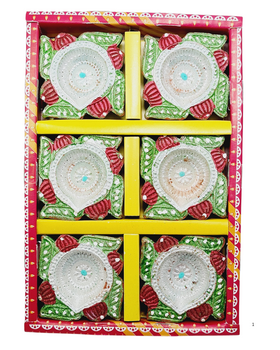 Clay Diya or  Mitti Diya  - Set of 6