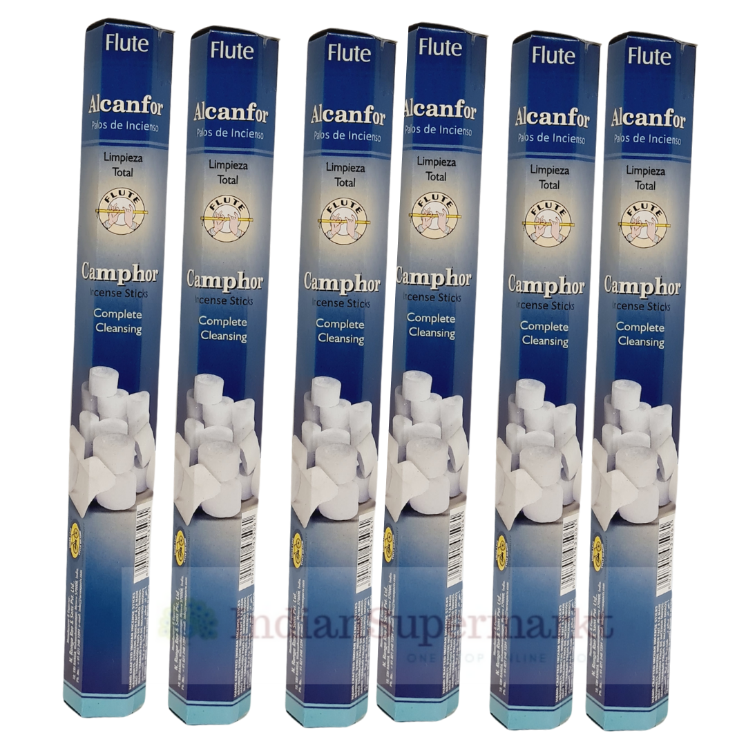 Flute Camphor Agarbati - Pack of 6 X 15gm