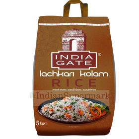 India gate Lachkari Kolam Rice 5Kg - IndianSupermarkt