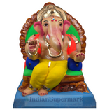 Eco Friendly Ganesha Lal Bagh Raja or Shadu Mati Ganesha 8"