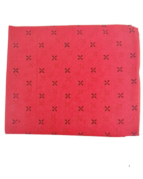 Pooja Cloth Red with Black Dot - 80cm -100cm