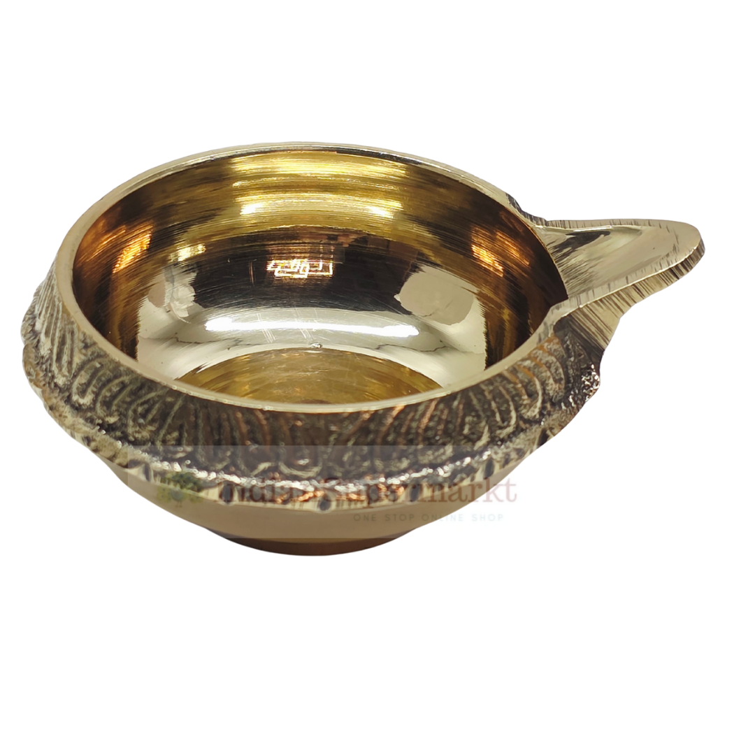 Brass Kuber Diya  Vilakkku - 6cm