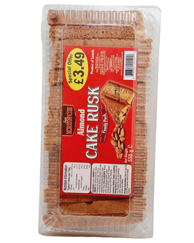 Vidhya /Krunch Cake Rusk Almond - 550gm
