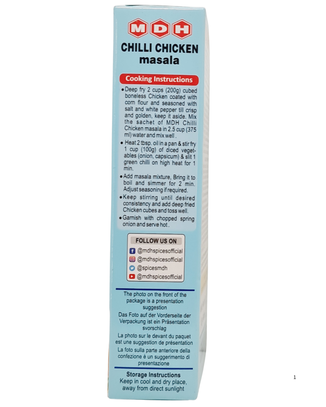 MDH Chilli Chicken Masala 45gm