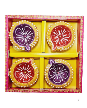 Clay Diya or Mitti Diya - Set of 4
