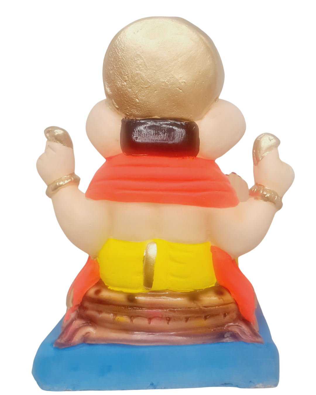 Eco Friendly Ganesha Choranga Double Load  or Shadu Mati Ganesha 13"
