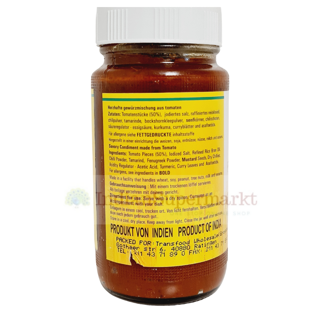 Priya Tomato Pickle 300gm - IndianSupermarkt