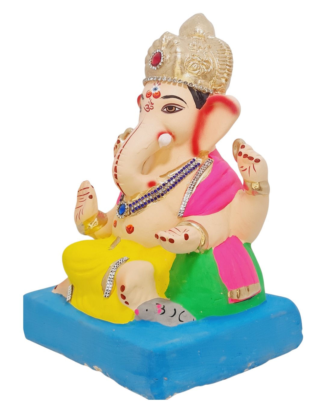 Eco Friendly Swami Samartha Ganesha or Shadu Mati Ganpati 9"