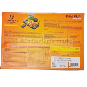 Ganesh Bhel Pani Puri  Family Pack  370gm - IndianSupermarkt