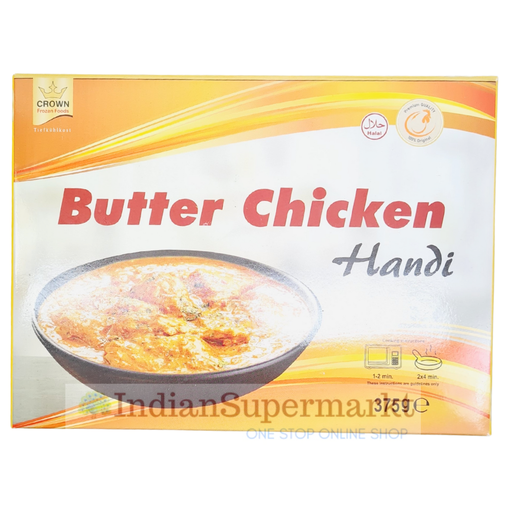 Crown Frozen Butter Chicken Ready to Eat 375gm (Deliver in Berlin)
