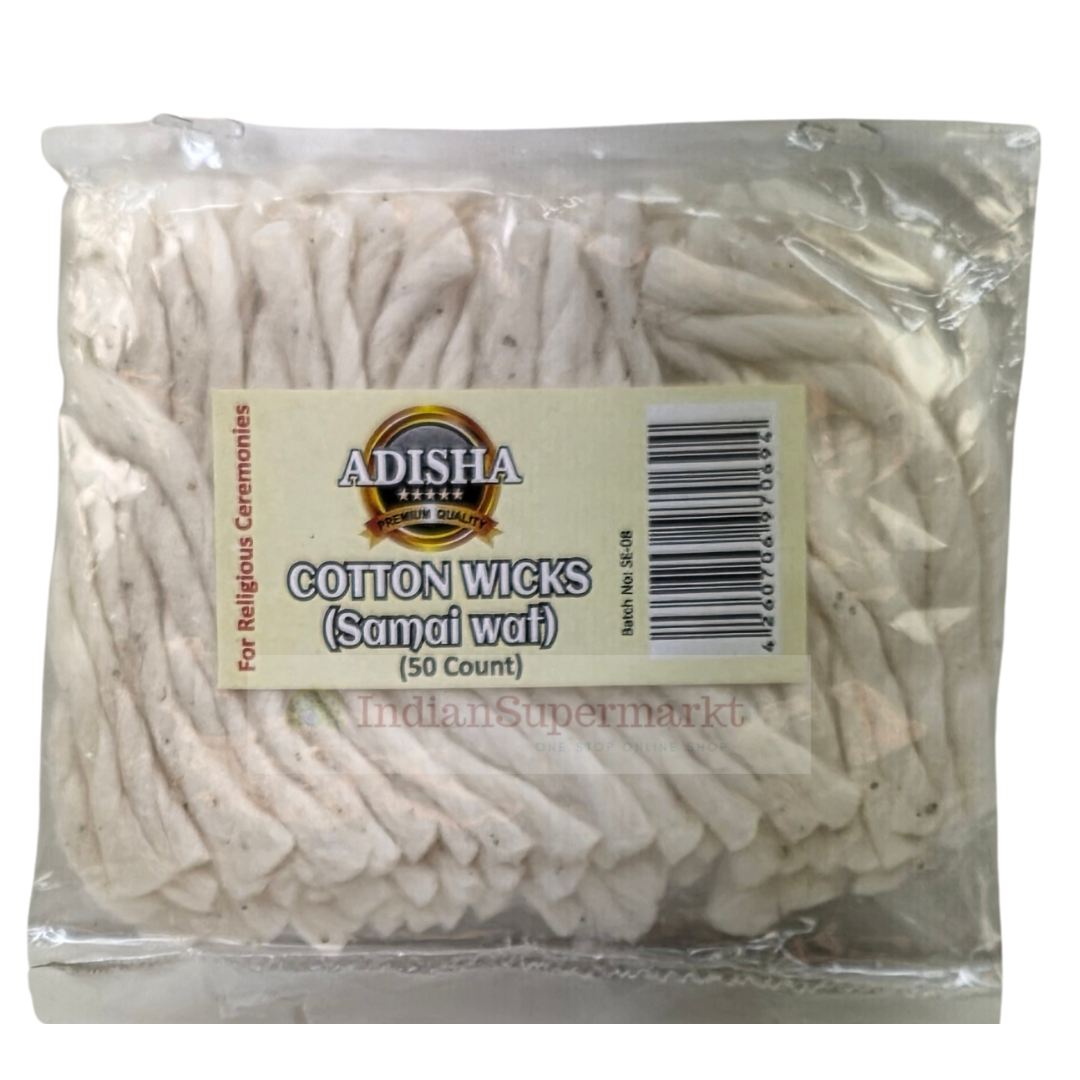 Adisha Cotton wicks or Samai wai  - Long - IndianSupermarkt
