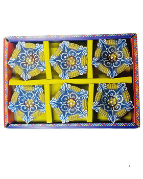 Clay Diya or  Mitti Diya  - Set of 6