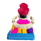 Eco Friendly Ganesha Phetawala Ganpati 9"