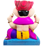 Eco Friendly Ganesha Chaturbhuj Baithakacha Ganpati  or Shadu Mati Ganesha 11
