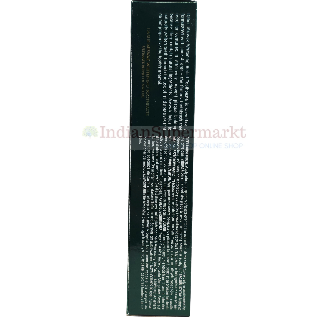 Dabur Miswak Toothpaste Whitening 100ml - IndianSupermarkt