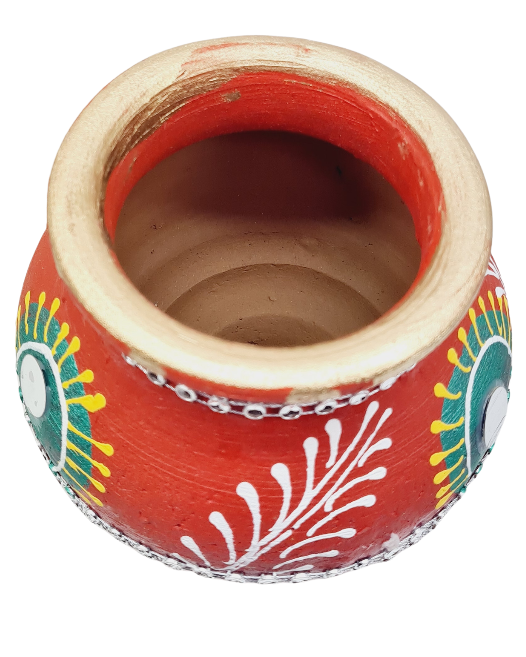 Clay Kalash or Karwa With Lid small