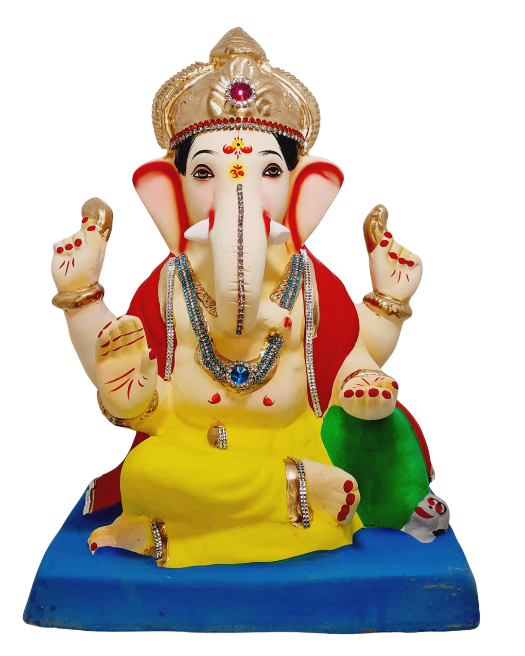 Eco Friendly Swami Samartha Ganesha or Shadu Mati Ganpati 13"