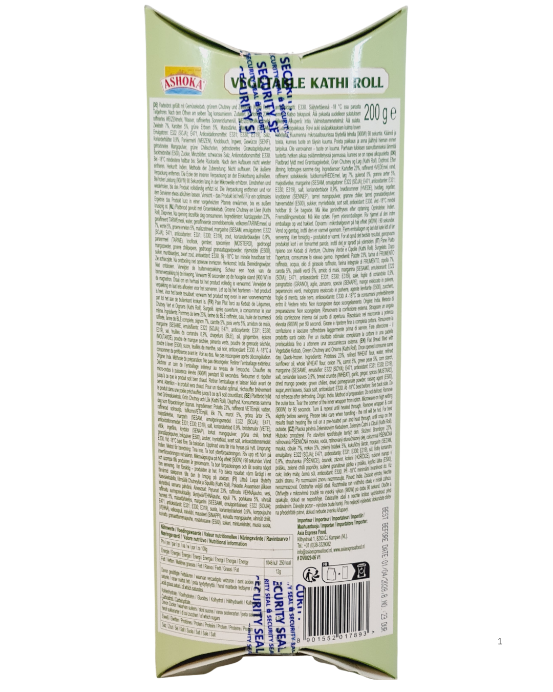 Ashoka Frozen Vegetable Kathi Roll (Delivery in Berlin)