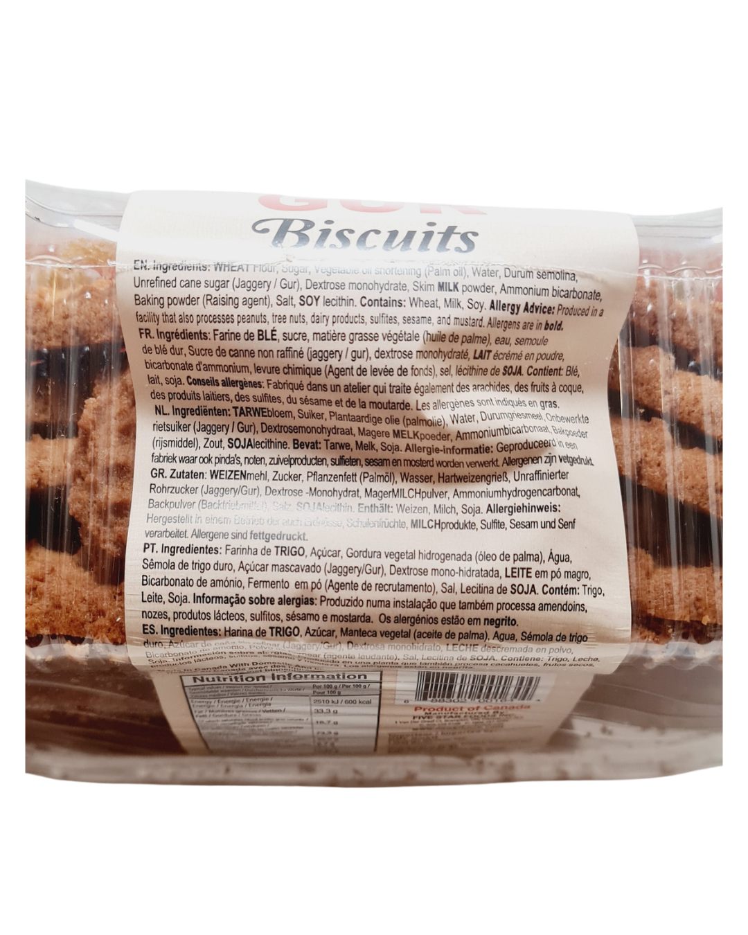 Vidhya/Krunch Gur(Jaggery) Biscuits - Eggless -500gm