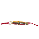 Multicolour  Beaded Thread Rakhi