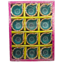 Random Design  Clay Diya or Mitti Diya - Pack of 12