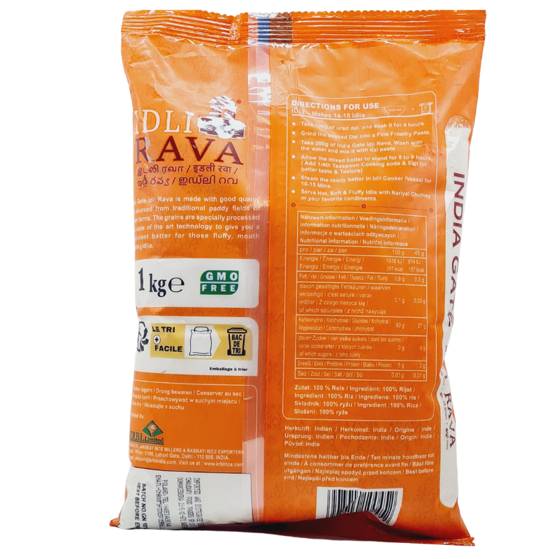 India Gate Idli Rava 1kg