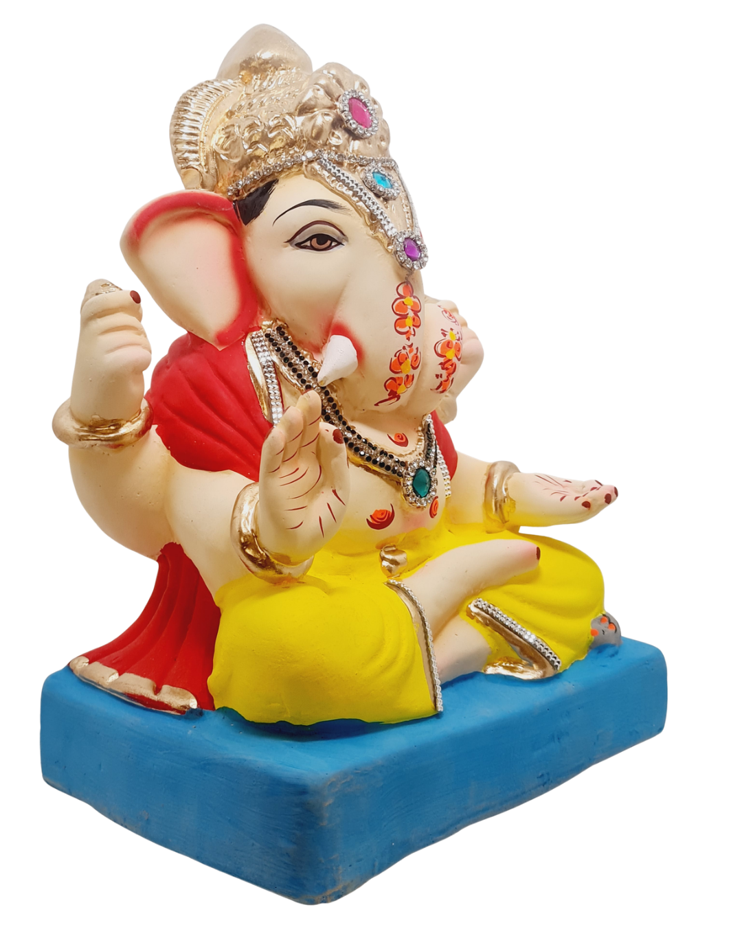 Eco Friendly Ganesha Dagdusheth Double Load Ganesha 11"
