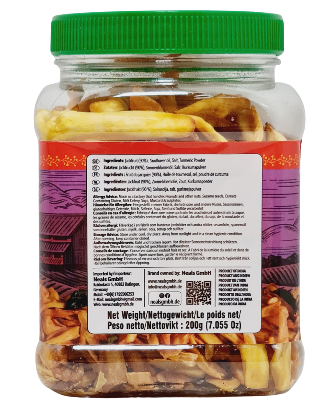 Gramarhein Jackfruit Chips Jar 200g