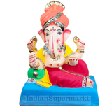 Eco Friendly Ganesha Phetawala Ganpati 9"