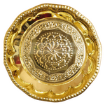 Brass Fancy Flower Parath 15cm