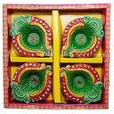 Clay Diya or Mitti Diya - Set of 4