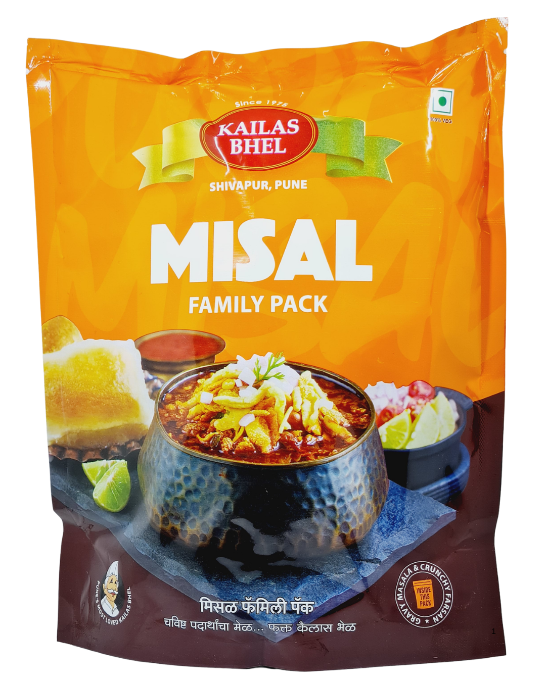 Kailash Bhel Misal Family Pack  400gm