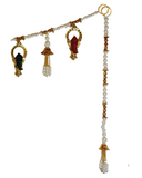 Golden & Pearl Beaded  Puja Ghar Toran