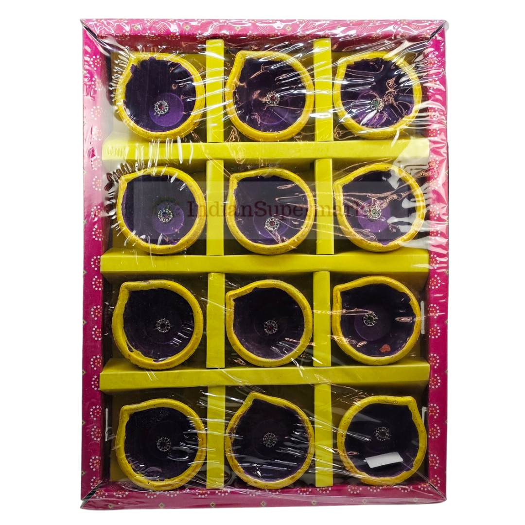 Clay Diya  or Mitti Diya - Pack of 12
