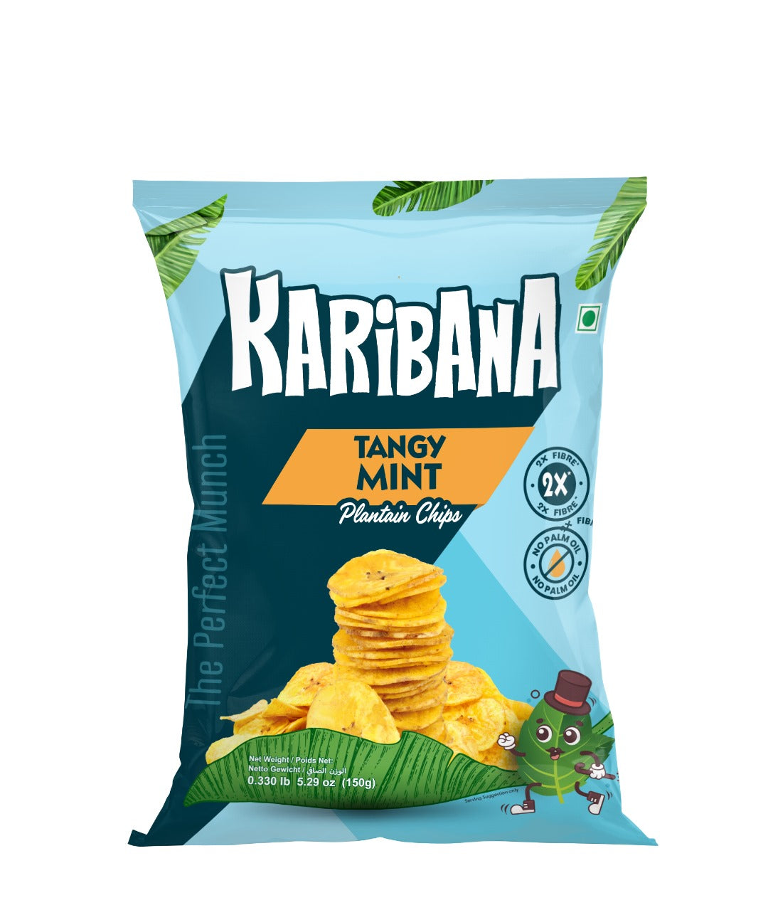 Karibana Banana Chips Tangy Mint 150gm